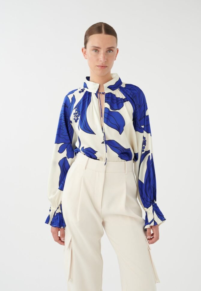 CASSISADEA BLOUSE - DATURA COBLT - Image 5