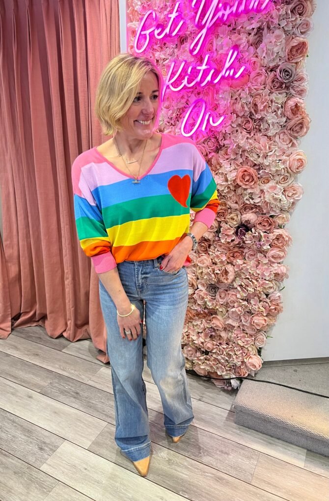 RAINBOW HEART JUMPER - Image 3