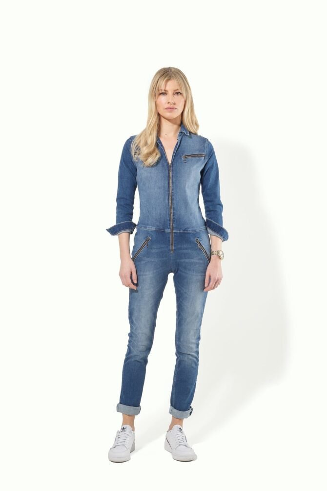DOLLY THE FLIGHT SUIT - FAWCETT BLUE - Image 8