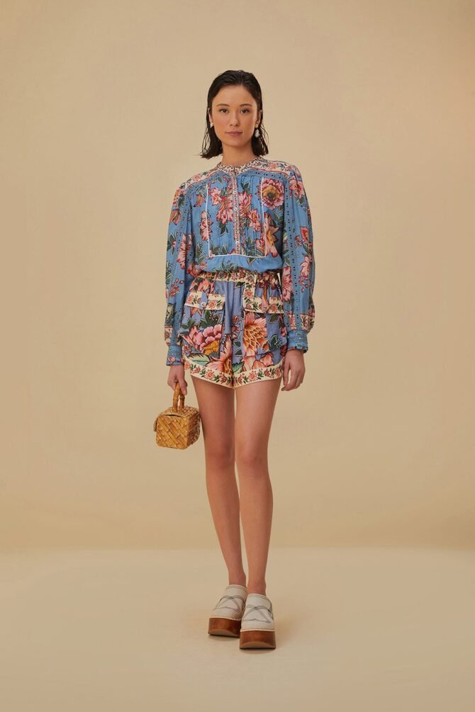 WONDERFUL BOUQUET LONG SLEEVE BLOUSE - Image 7