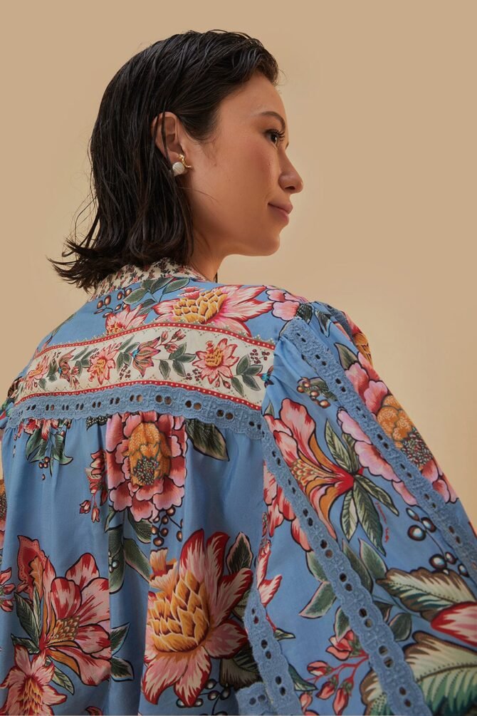 WONDERFUL BOUQUET LONG SLEEVE BLOUSE - Image 6