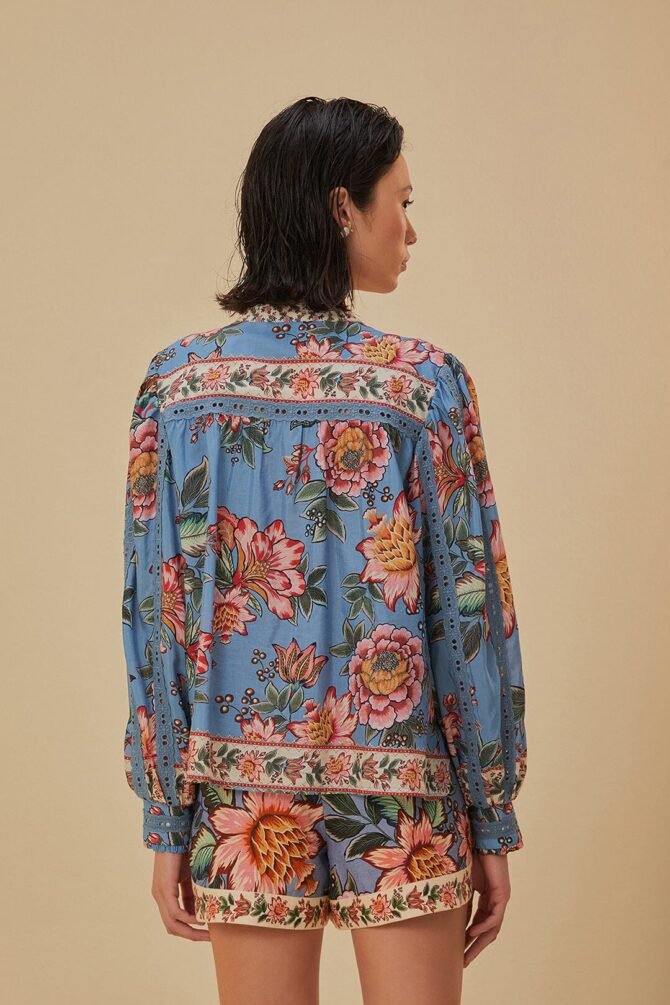 WONDERFUL BOUQUET LONG SLEEVE BLOUSE - Image 5