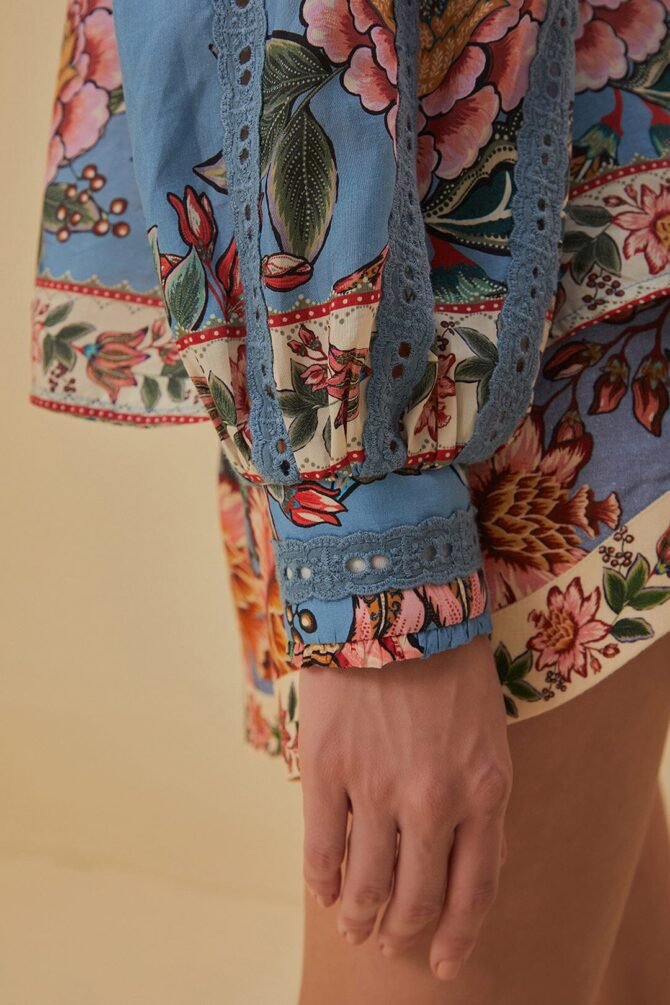 WONDERFUL BOUQUET LONG SLEEVE BLOUSE - Image 4