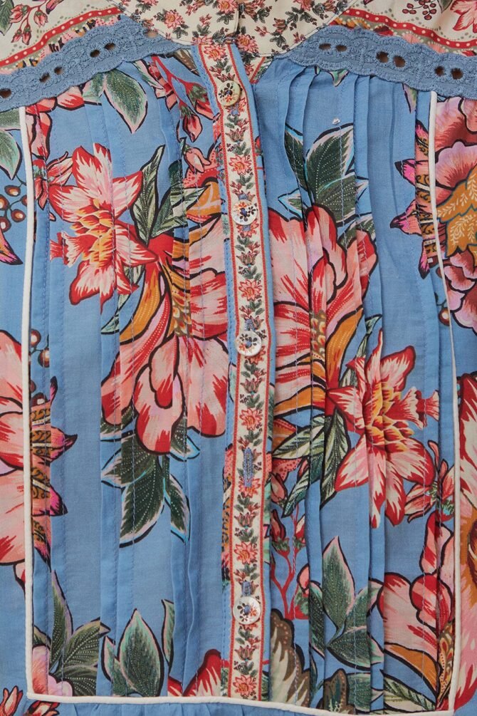 WONDERFUL BOUQUET LONG SLEEVE BLOUSE - Image 3