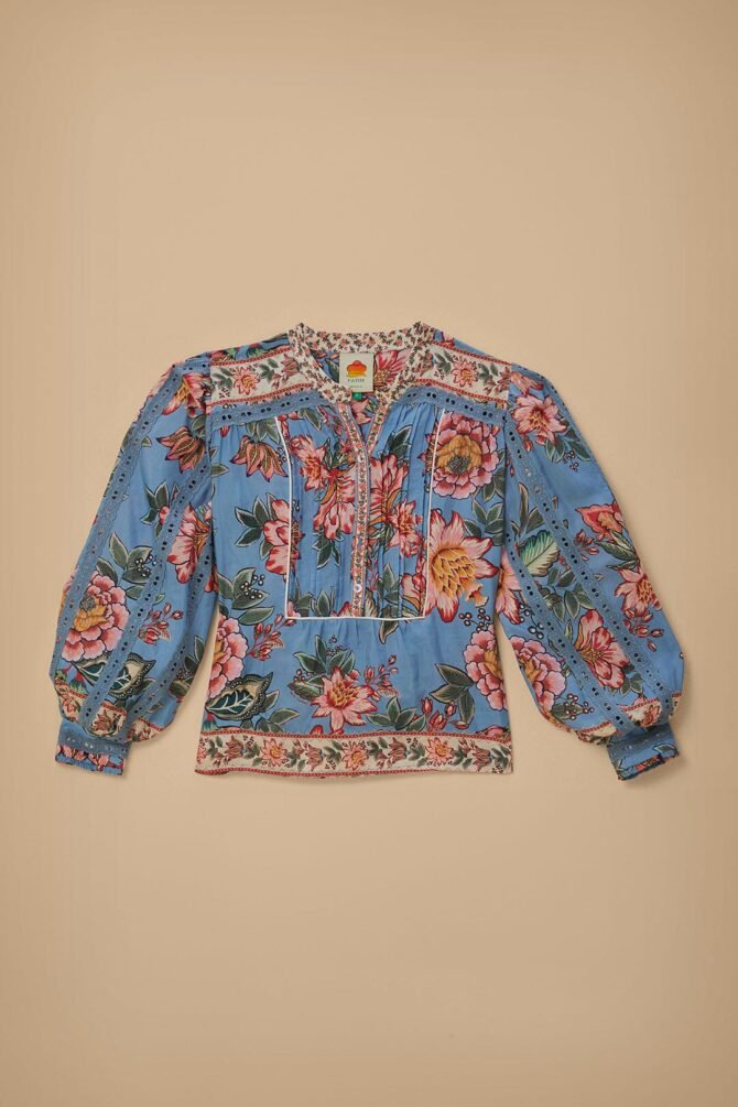 WONDERFUL BOUQUET LONG SLEEVE BLOUSE - Image 2