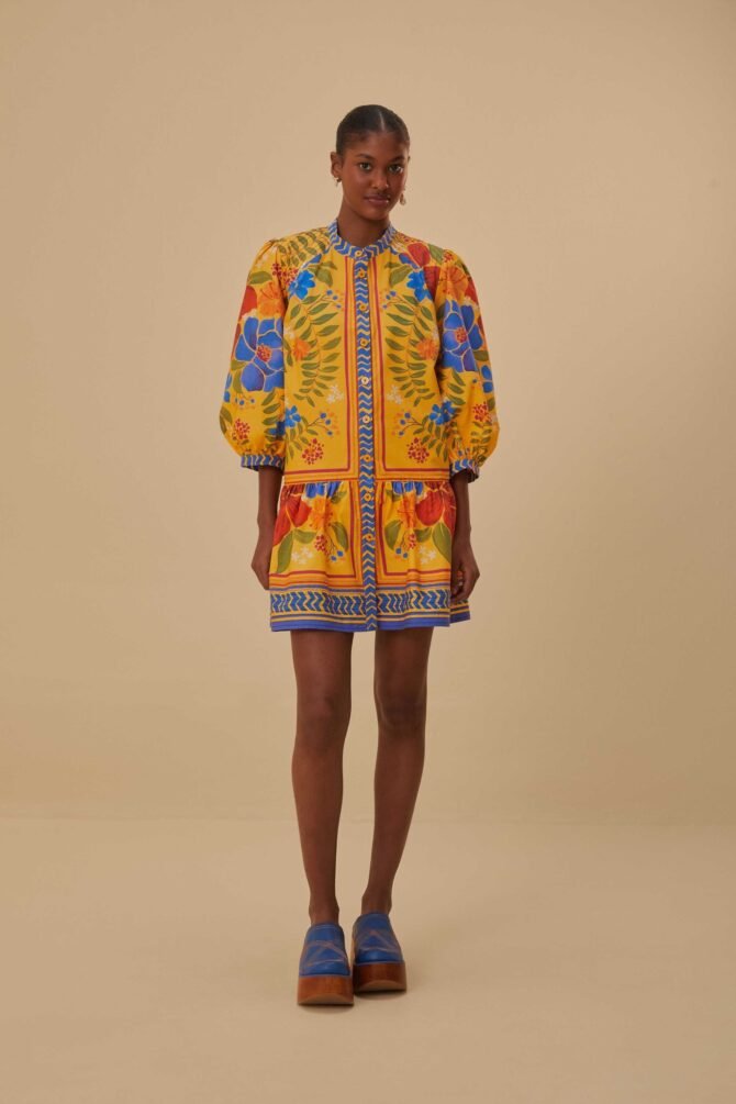 FLORAL YARD MINI DRESS - Image 3