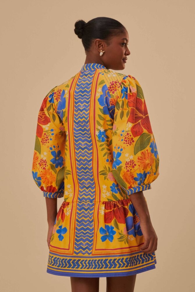 FLORAL YARD MINI DRESS - Image 4