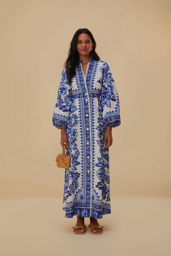 FLORA TAPESTRY MAXI DRESS