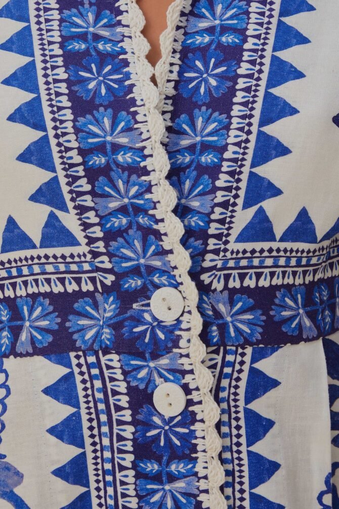 FLORA TAPESTRY MAXI DRESS - Image 6