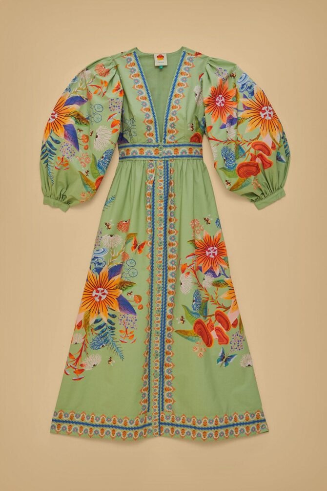 BRIGHT YARD MAXI DRESS - Image 6
