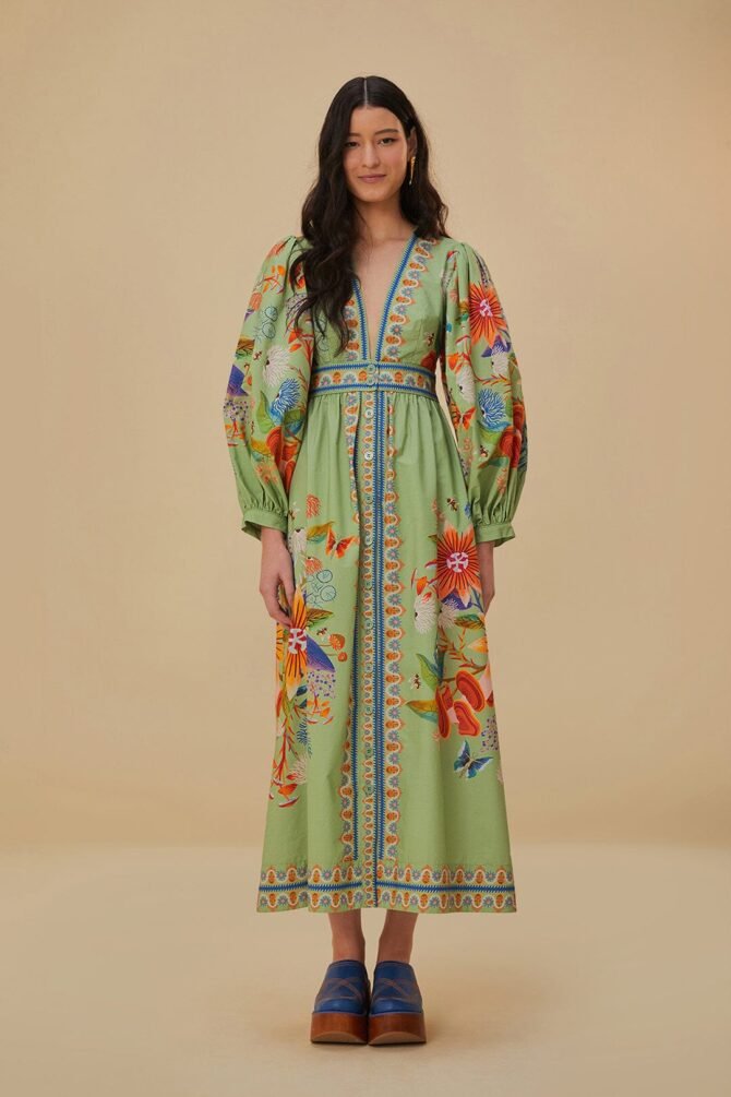 BRIGHT YARD MAXI DRESS - Image 2
