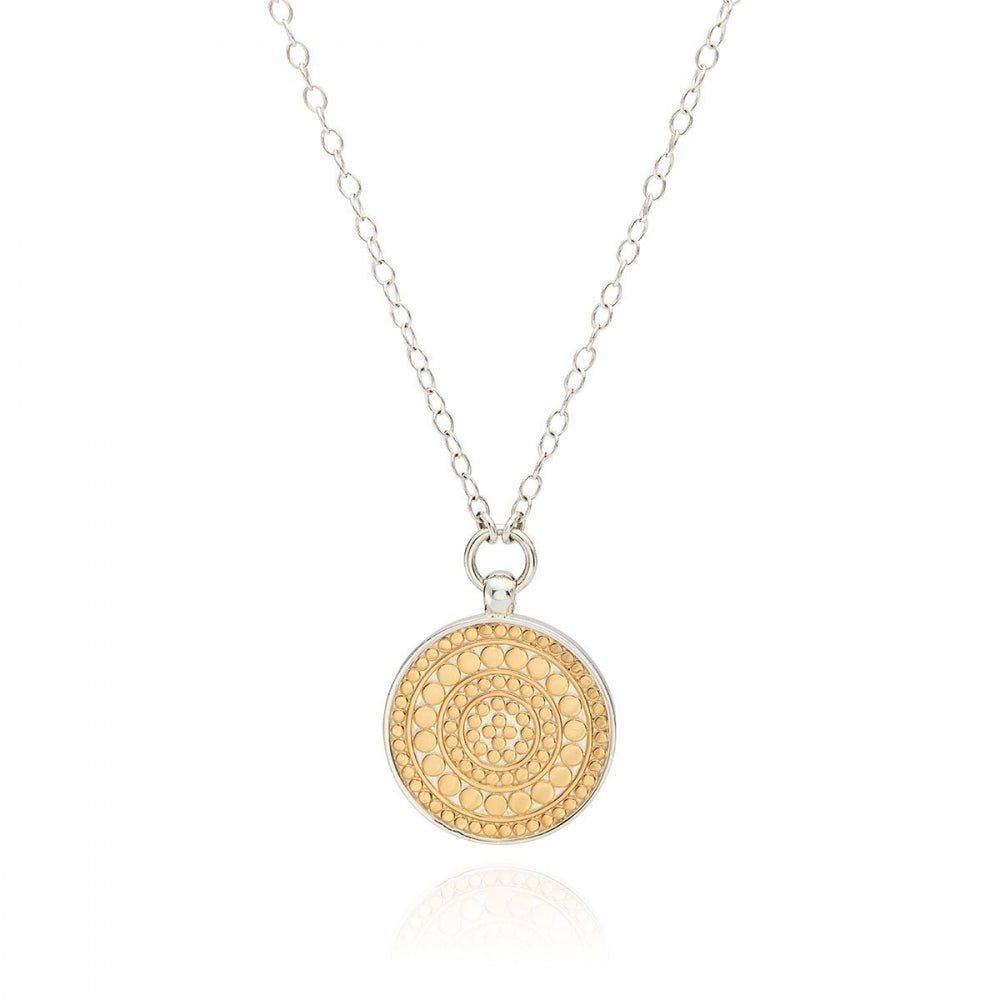 CLASSIC REVERSIBLE DISC PENDANT NECKLACE CLASSIC REVERSIBLE DISC PENDANT NECKLACE