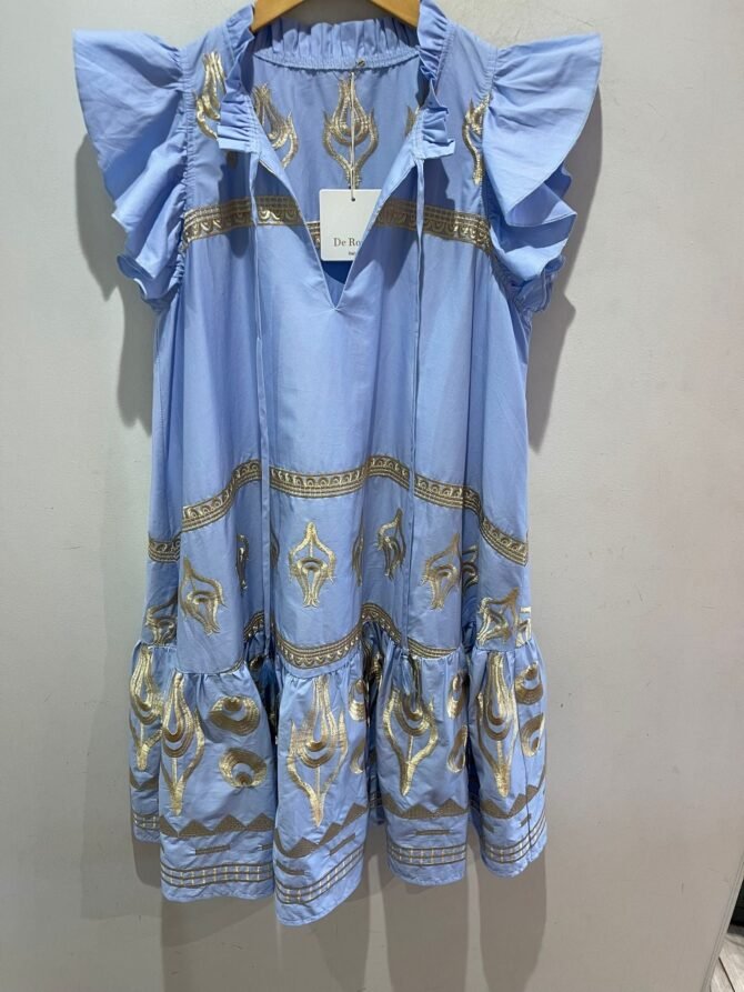 3060 FRILL SLEEVE DRESS - Image 2