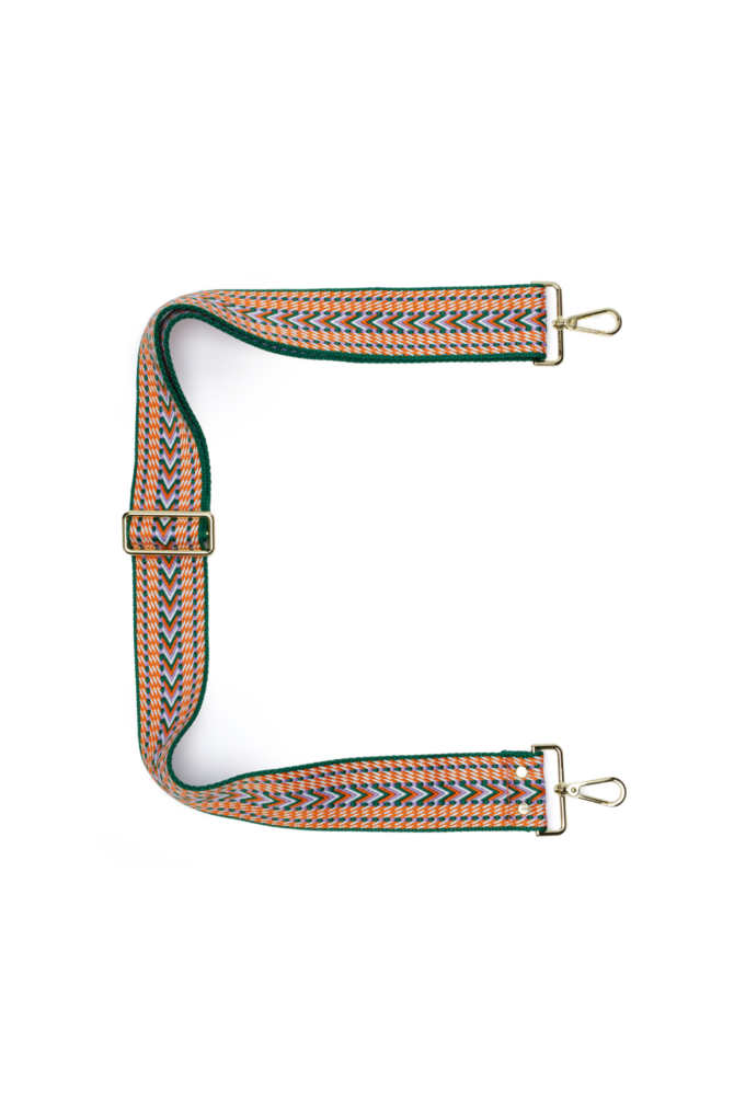 GREEN AZTEC BAG STRAP - Image 2