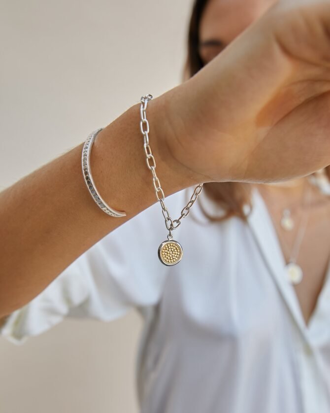 RIM CHARM SILVER BRACELET - Image 2