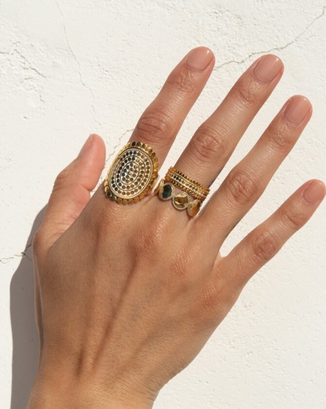 SCALLOPED SADDLE RING - Image 3