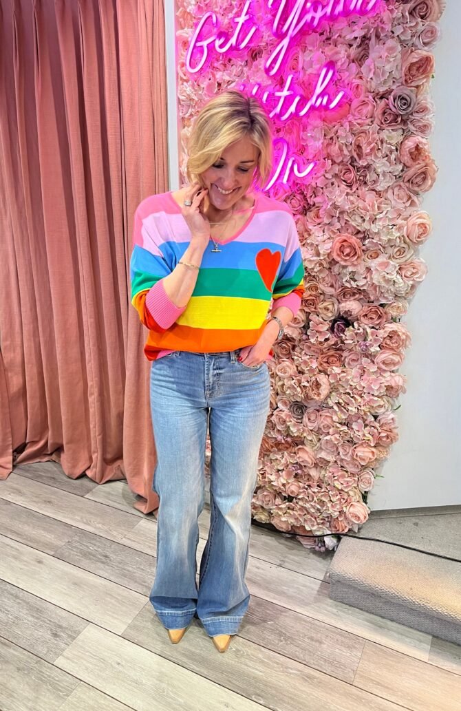 RAINBOW HEART JUMPER - Image 2