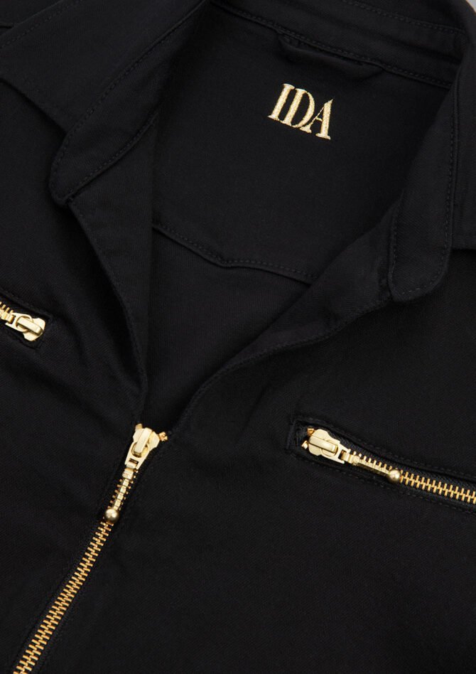 DOLLY THE FLIGHT SUIT - BLACK DENIM - Image 2