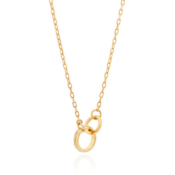 INTERTWINED CIRCLES CHARITY NECKLACE - Image 4