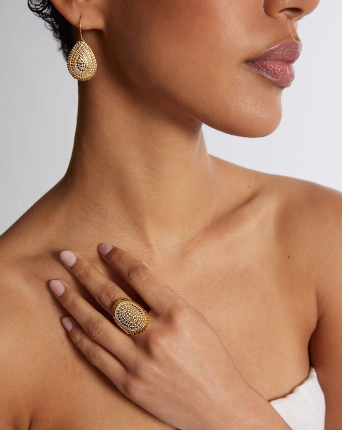 SCALLOPED SADDLE RING - Image 2