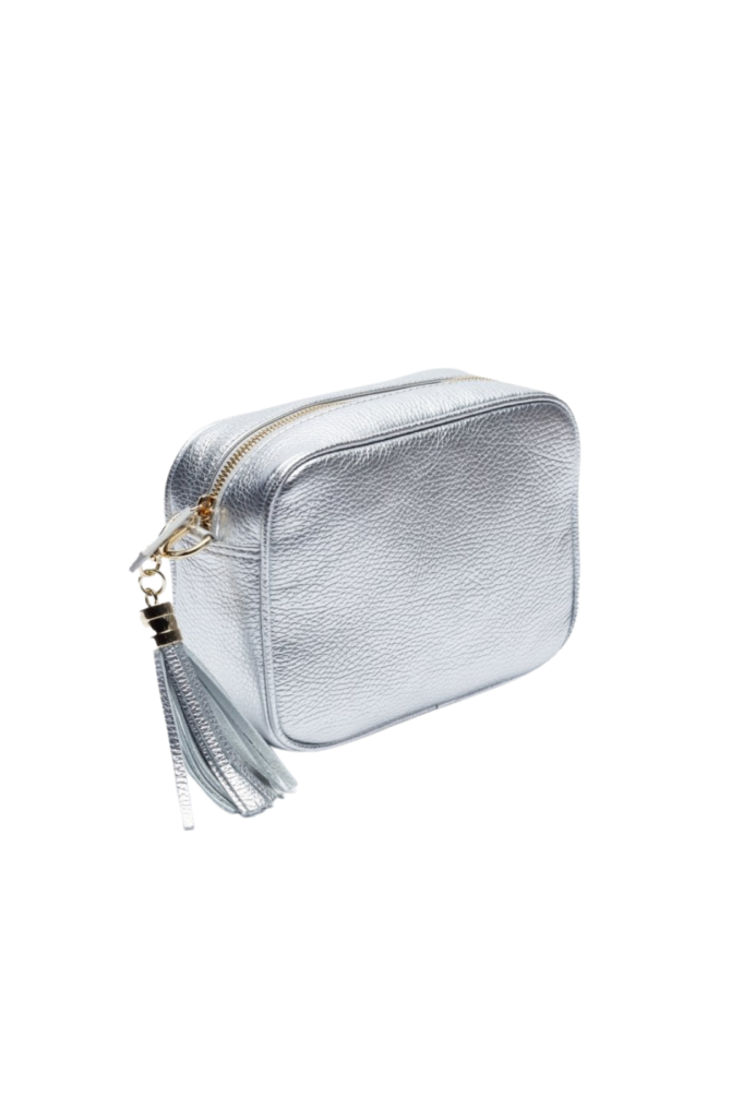 SILVER CROSSBODY BAG