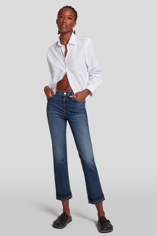 THE STRAIGHT CROP NOLITA WITH RELEASED HEM JEANS - Image 5