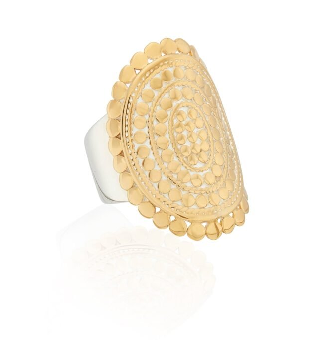 SCALLOPED SADDLE RING