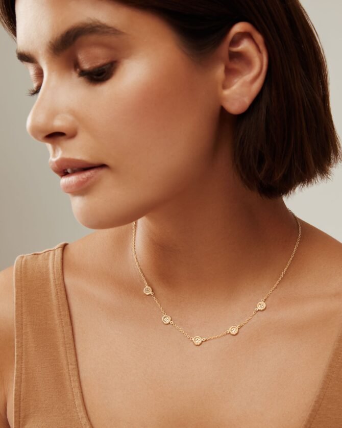 RIM COLLAR GOLD NECKLACE - Image 2