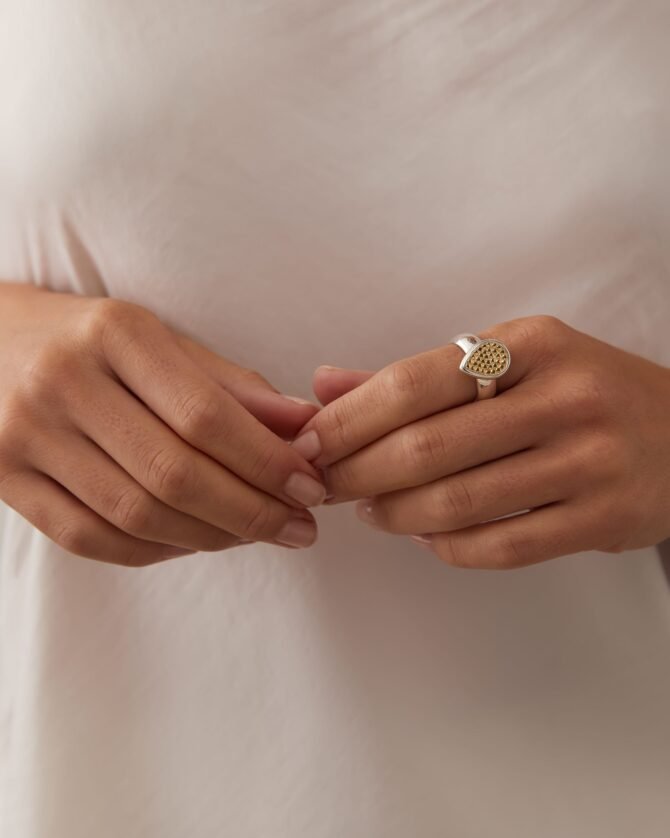CLASSIC SMOOTH RIM DROP RING - Image 3