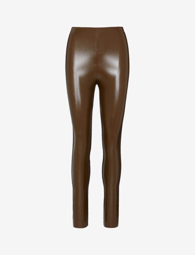 SLG06 FAUX LEATHER CADET LEGGINGS