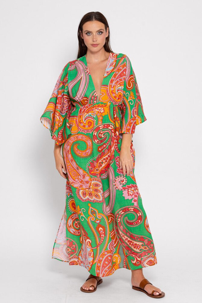 ELIANA PRIMAVERA LINEN DRESS - Image 4