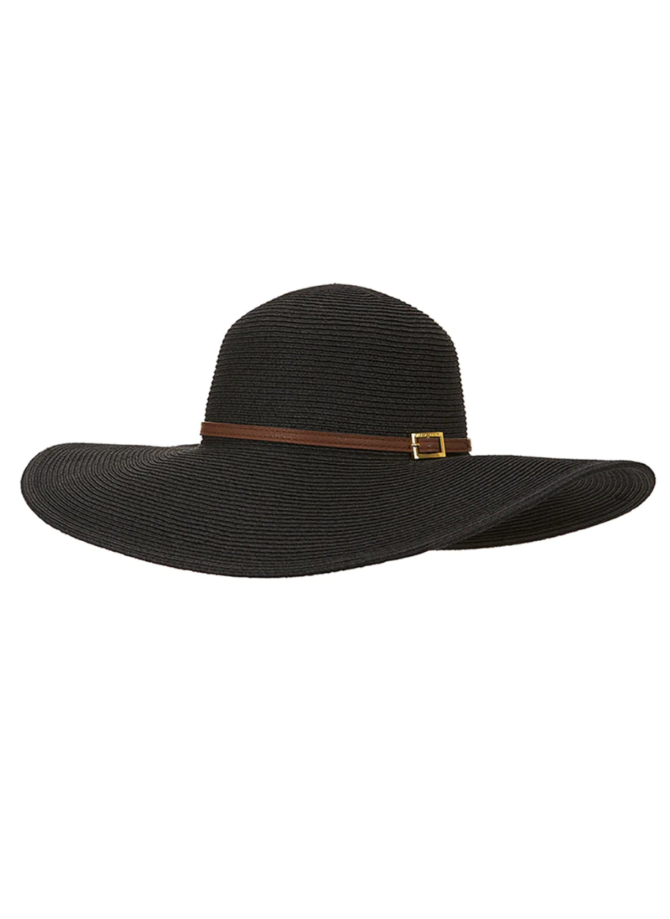 JEMIMA BLACK/TAN HAT