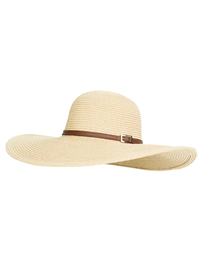 JEMIMA CREAM/TAN HAT