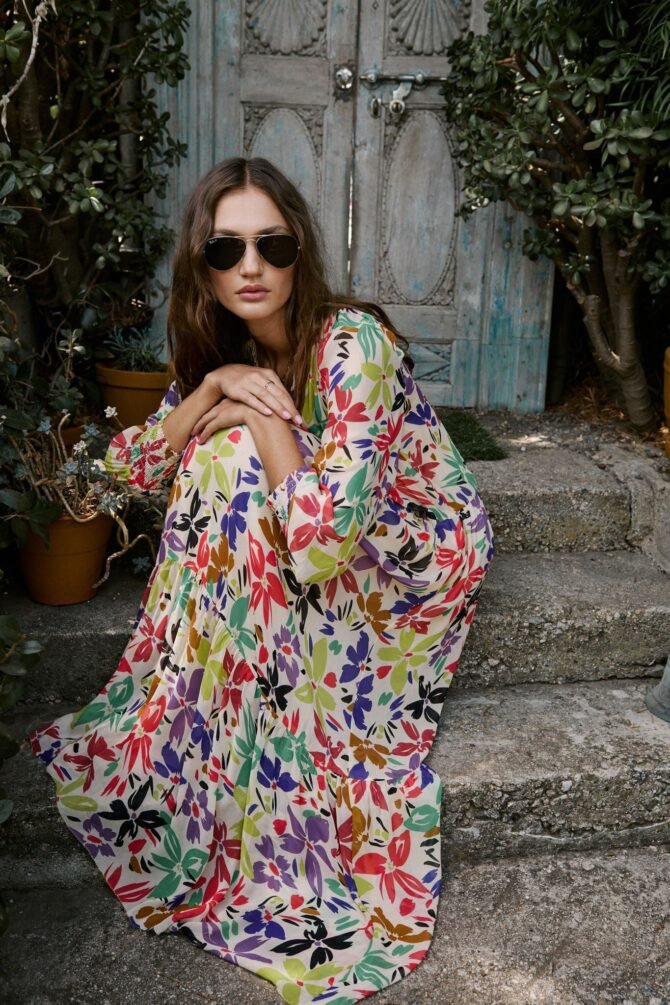 SERENA VIOLA BOHO DRESS - Image 4