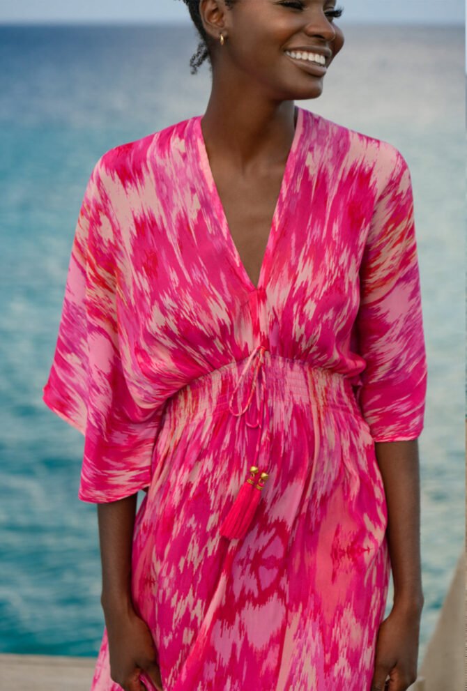 MAGICAL MAGENTA CAPRI KIMONO - Image 4