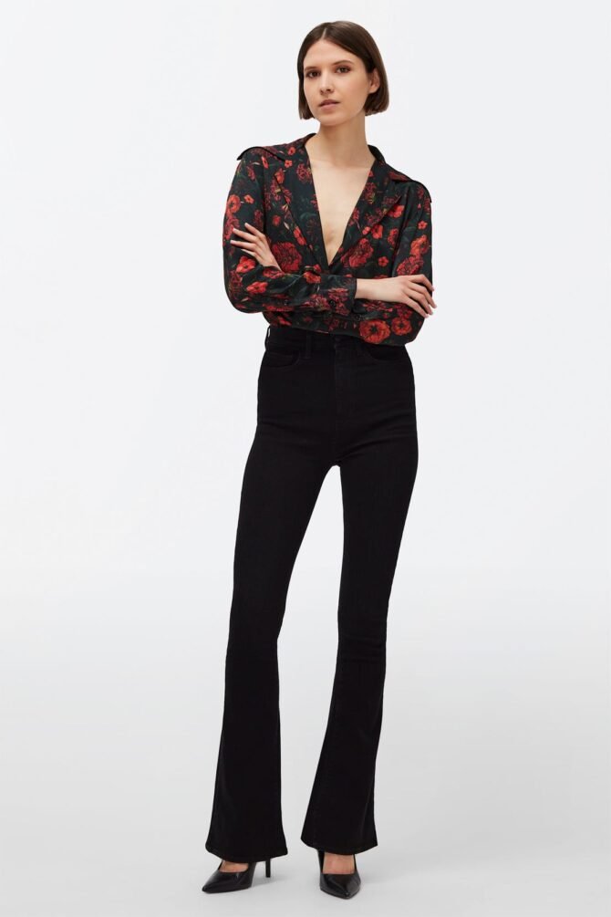 ULTRA HIGH RISE SKINNY BOOT ORCHID JEANS - Image 3