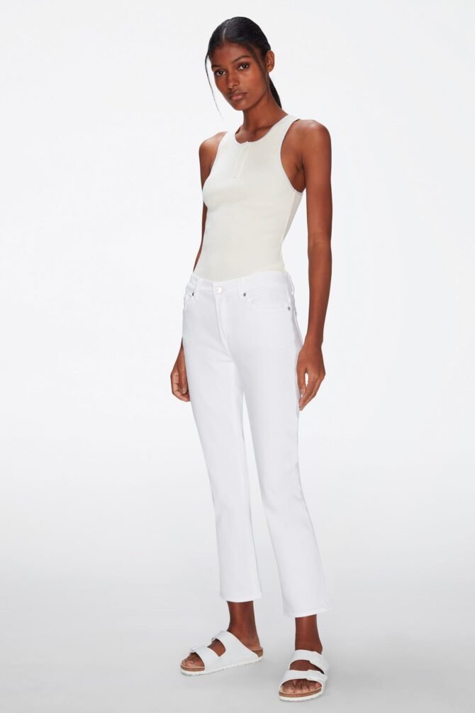 ROXANNE ANKLE LUXE VINTAGE WHITE JEANS - Image 6