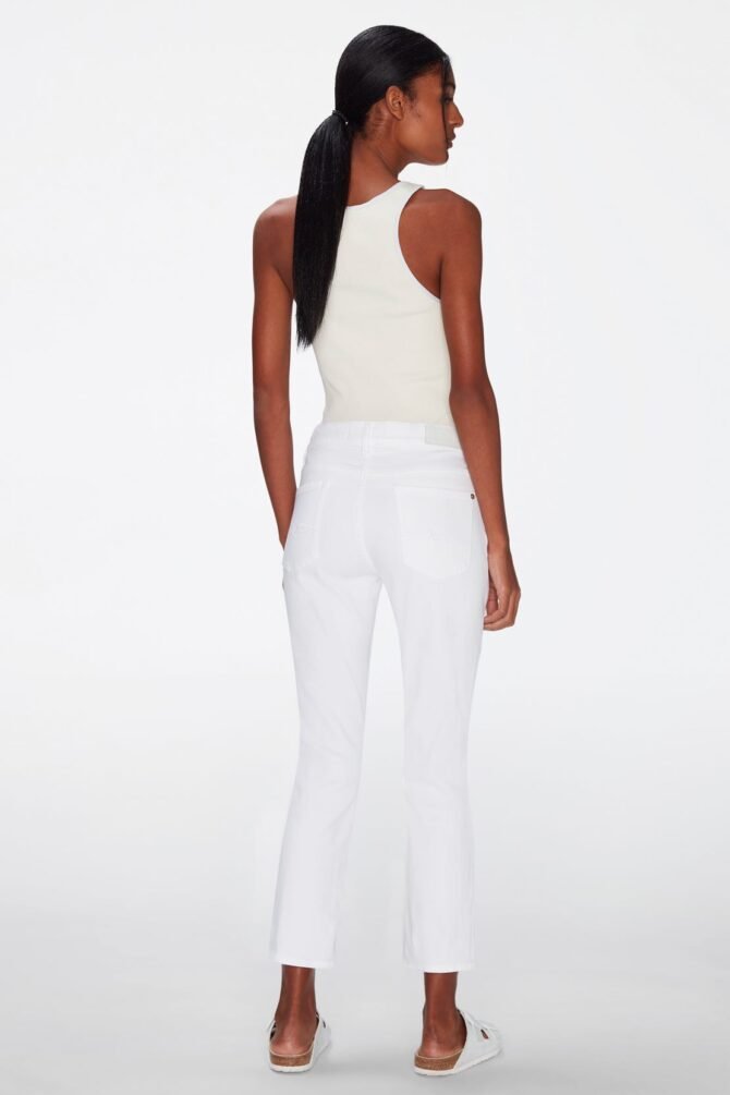ROXANNE ANKLE LUXE VINTAGE WHITE JEANS - Image 4