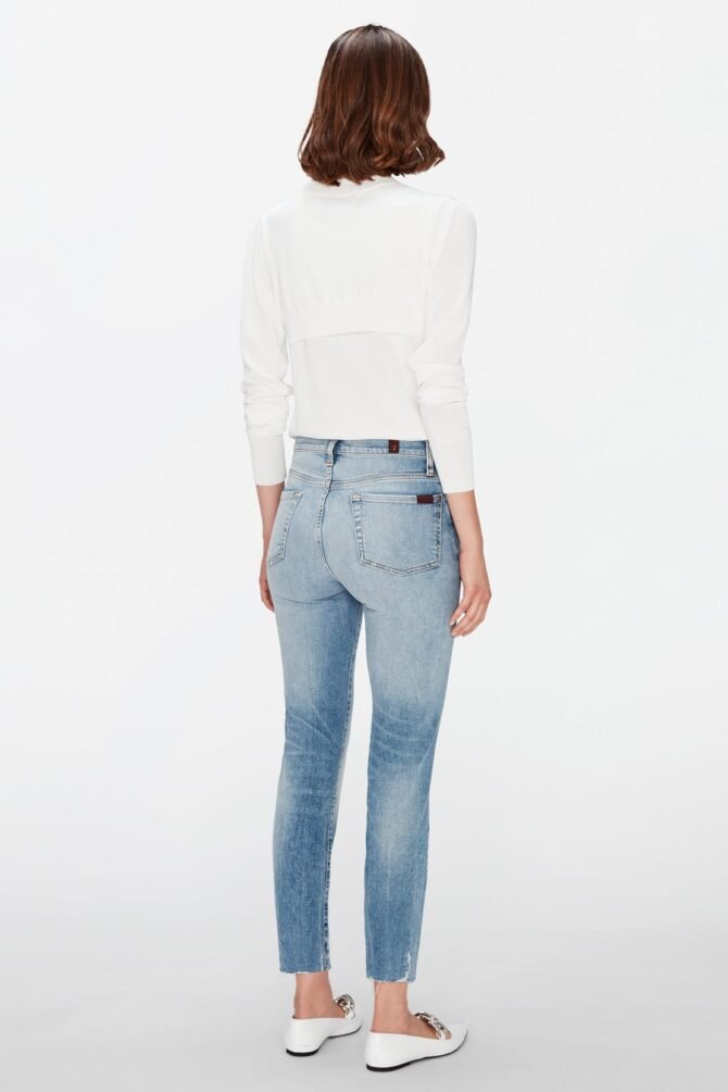 ROXANNE ANKLE DECADE JEANS WITH DISTRESSED HEM - Image 4