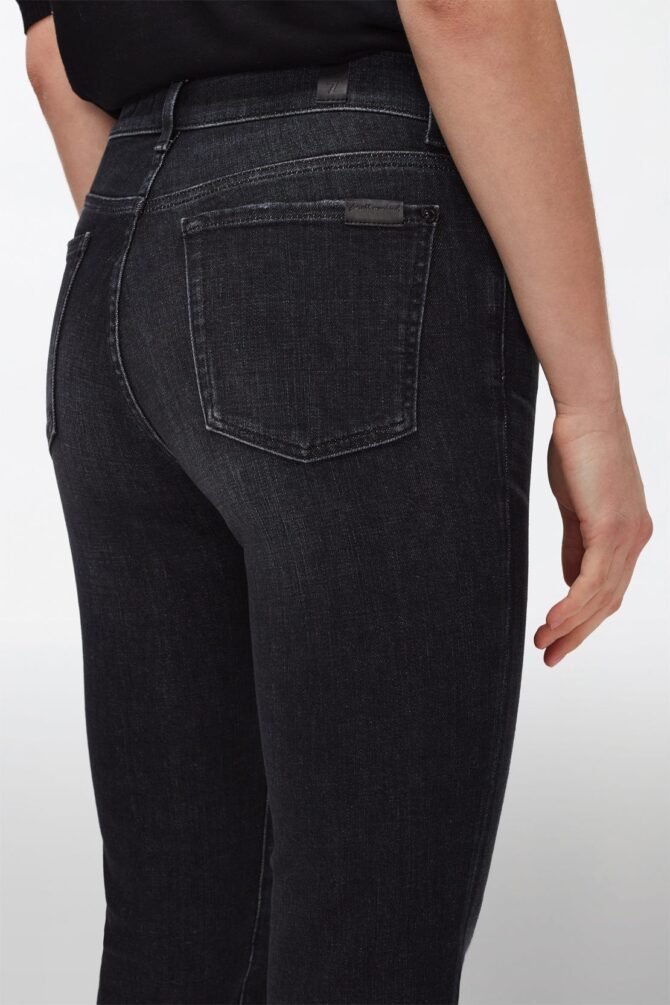 THE STRAIGHT CROP SLIM ILLUSION BLACK JEANS - Image 2